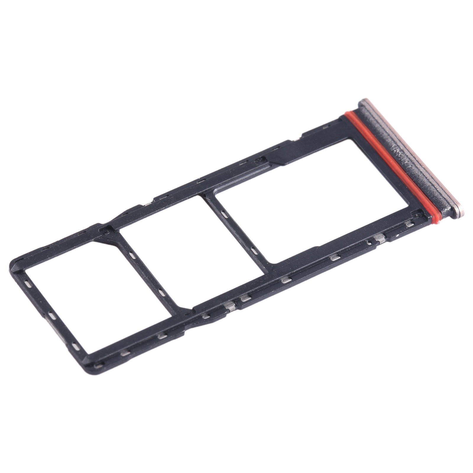 For Infinix Hot 11 Play SIM Card Tray + SIM Card Tray + Micro SD Card Tray (Gold)