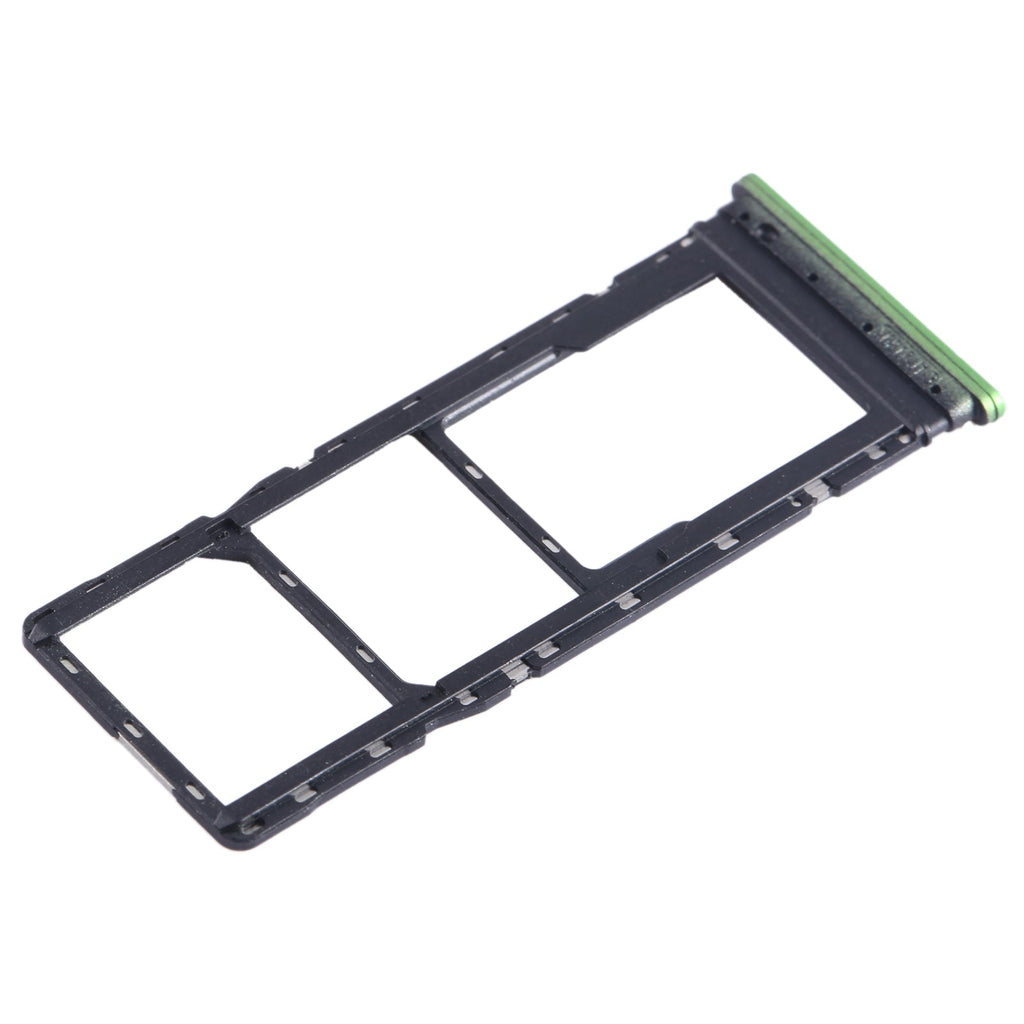 For Infinix Hot 12 X6817 SIM Card Tray + SIM Card Tray + Micro SD Card Tray (Green)