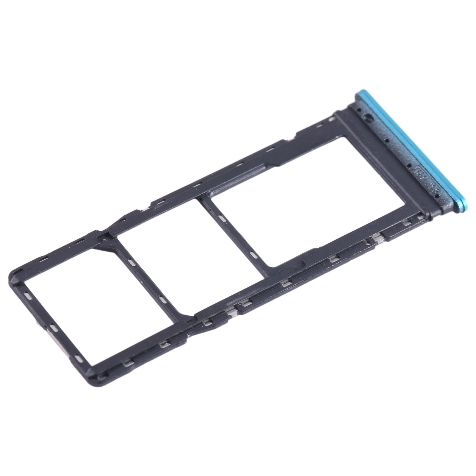 For Infinix Hot 12 Play SIM Card Tray + SIM Card Tray + Micro SD Card Tray (Blue)