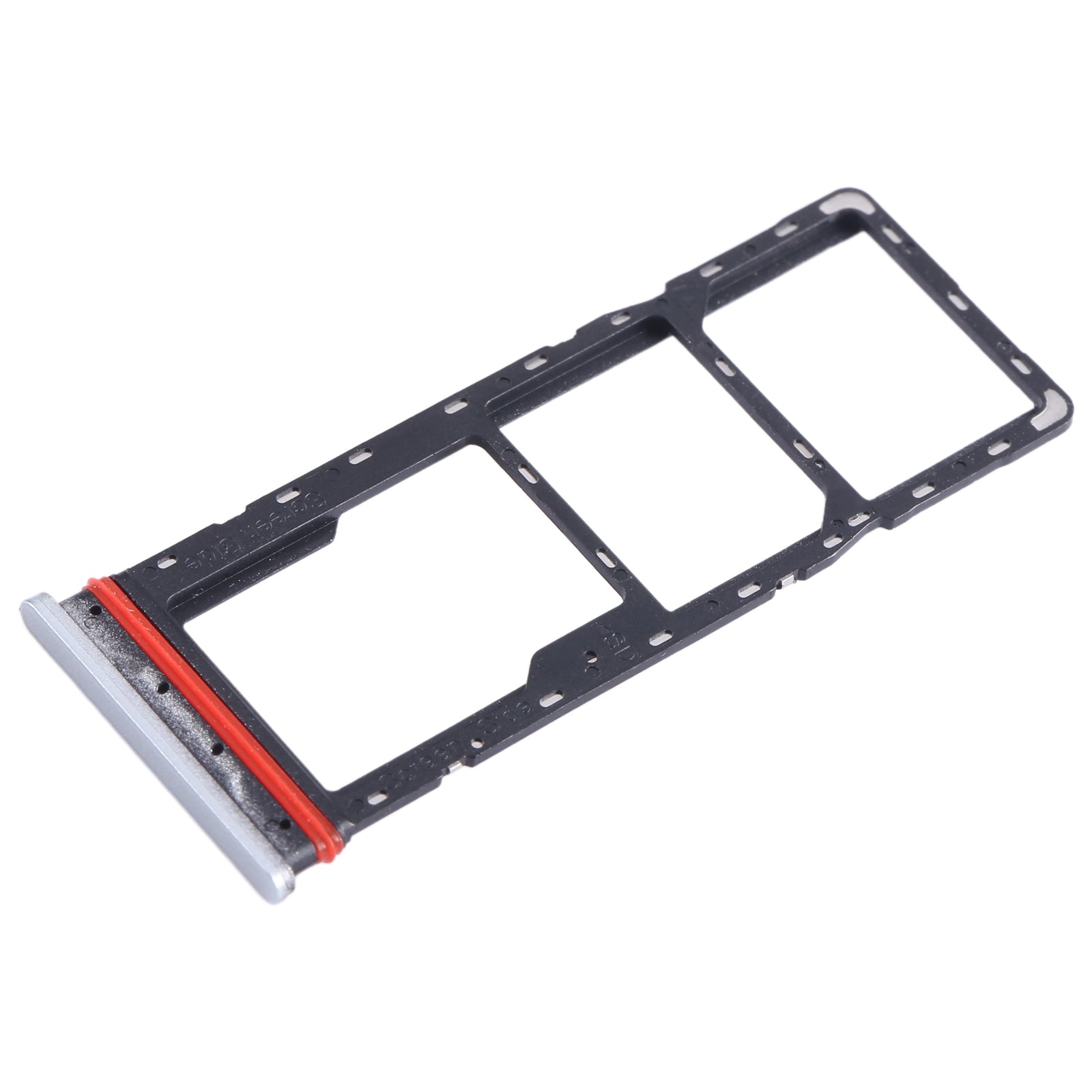 For Infinix Hot 12 Play SIM Card Tray + SIM Card Tray + Micro SD Card Tray (White)