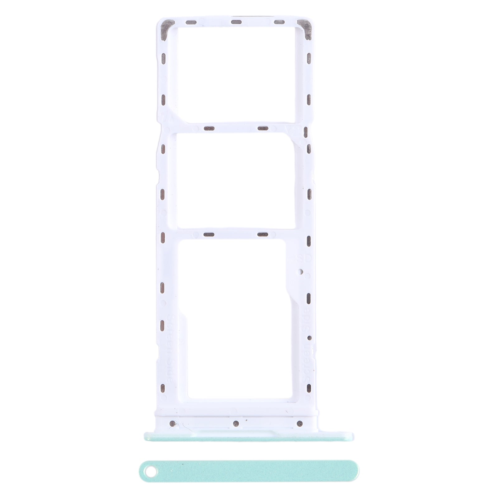 For Infinix Smart 7 HD X6516 SIM Card Tray + SIM Card Tray + Micro SD Card Tray (Green)