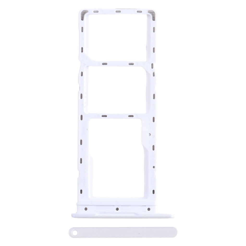 For Infinix Smart 7 HD X6516 SIM Card Tray + SIM Card Tray + Micro SD Card Tray (White)