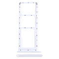 For Infinix Smart 7 HD X6516 SIM Card Tray + SIM Card Tray + Micro SD Card Tray (White)
