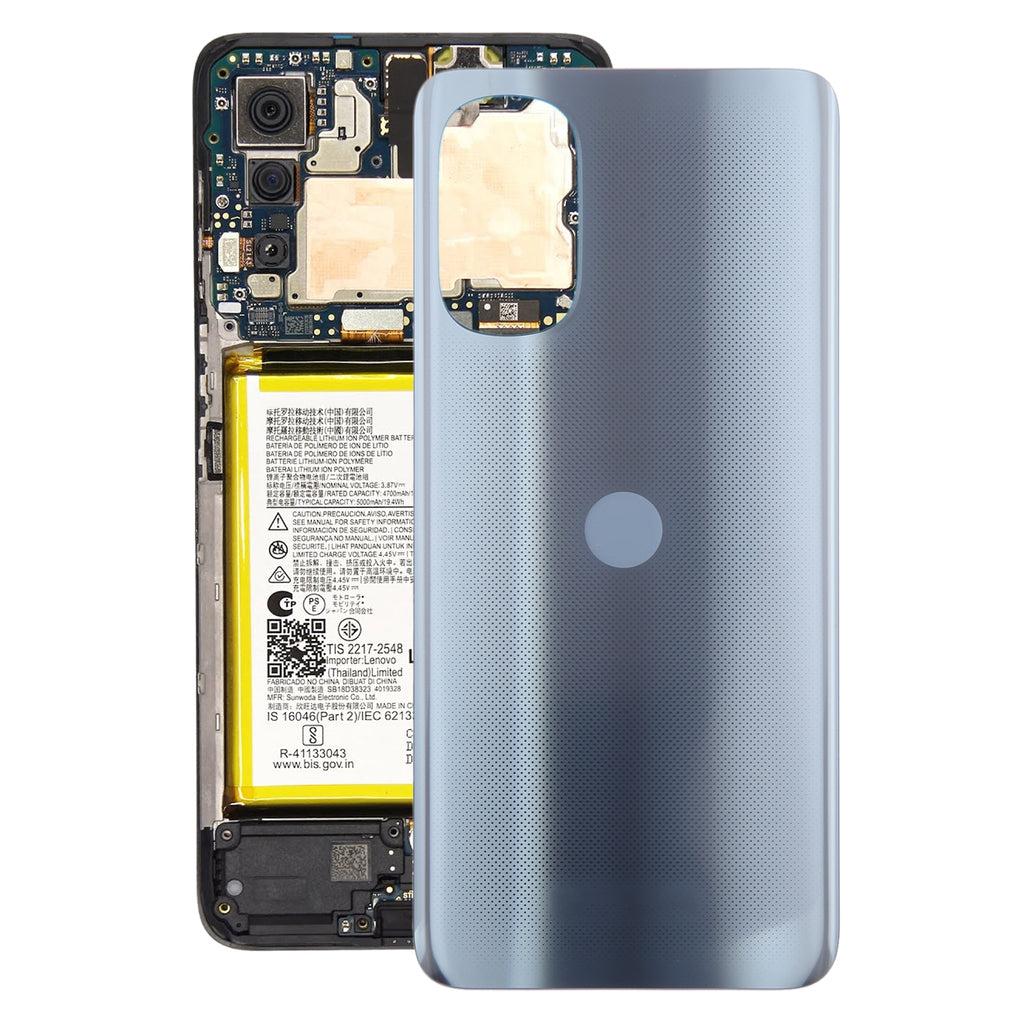 For Motorola Moto G82 Original Battery Back Cover(Black)