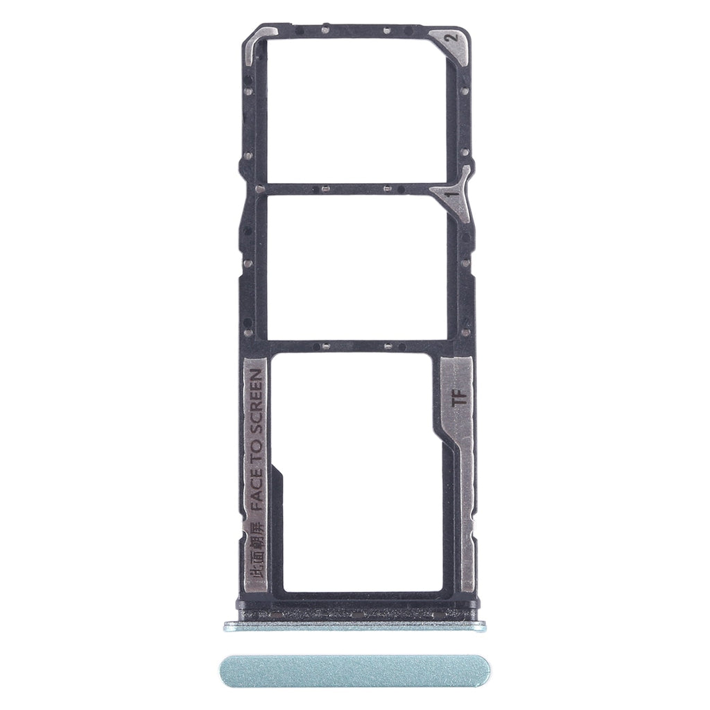 For Xiaomi Redmi Note 12 4G SIM Card Tray + SIM Card Tray + Micro SD Card Tray (Green)