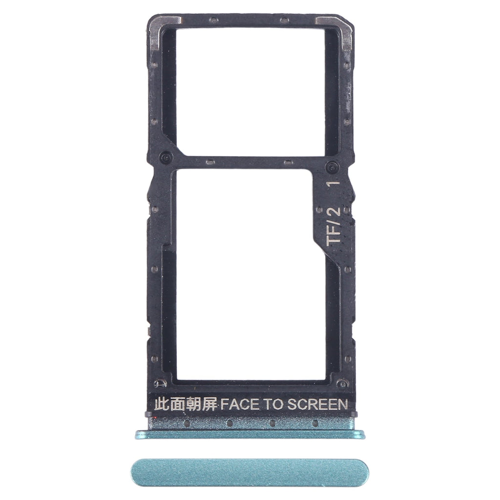 For Xiaomi Redmi Note 12 5G SIM Card Tray + SIM / Micro SD Card Tray (Green)