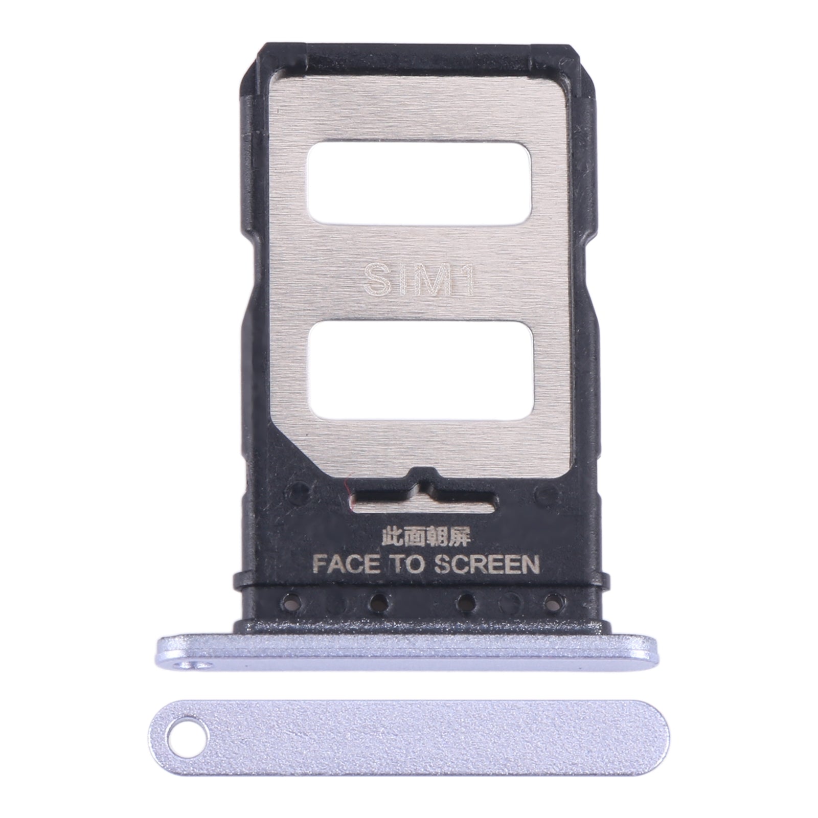 For Xiaomi Redmi Note 13 Pro+ SIM Card Tray + SIM Card Tray (Purple)