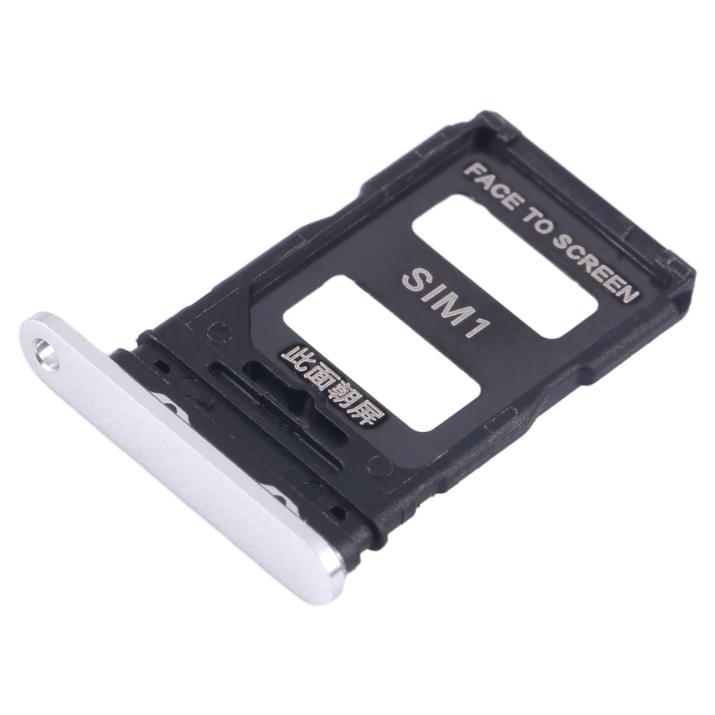 For Xiaomi 14 SIM Card Tray + SIM Card Tray (Silver)