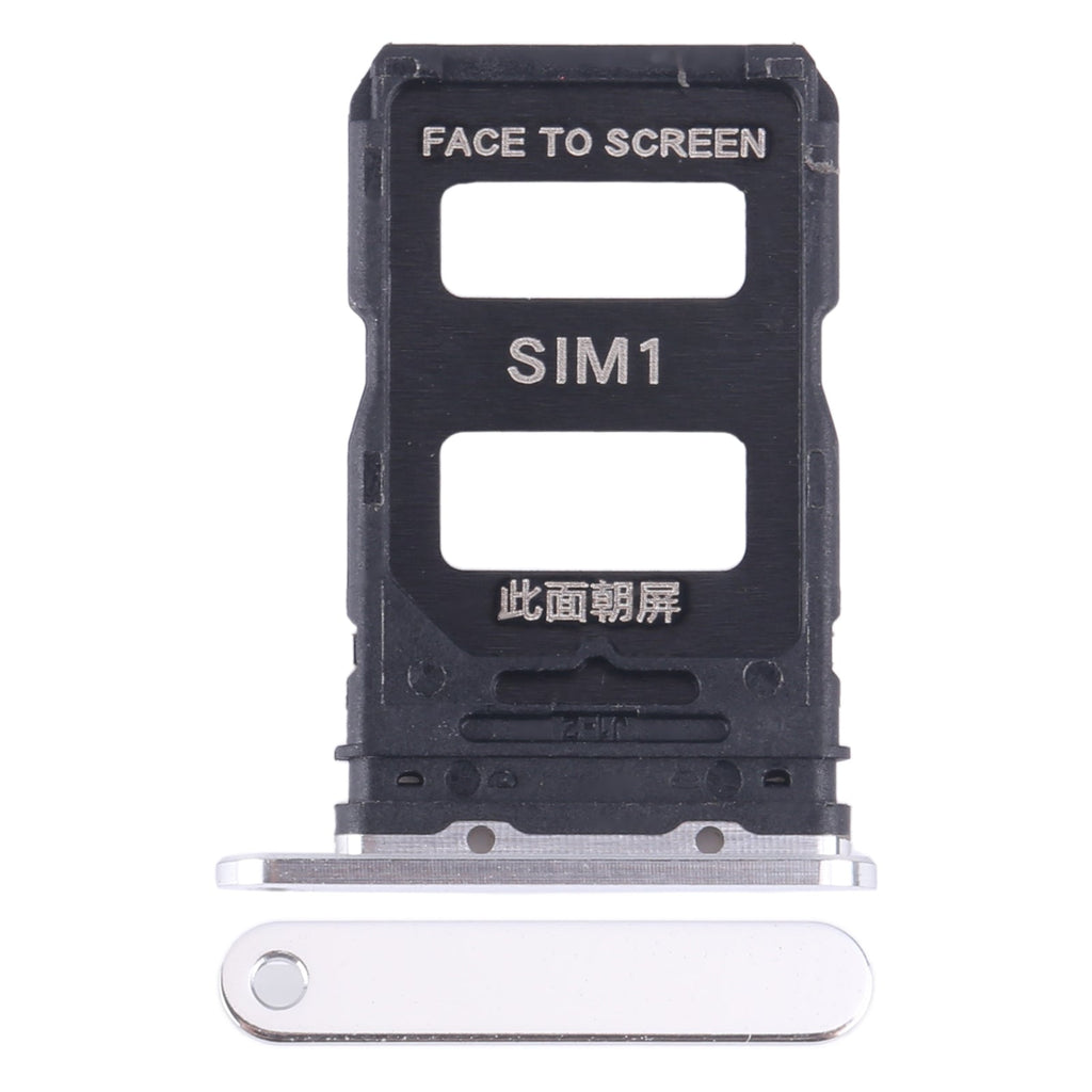 For Xiaomi 14 SIM Card Tray + SIM Card Tray (Silver)