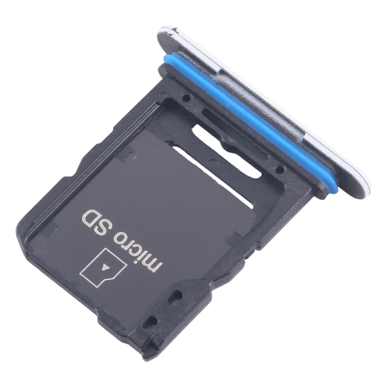 For Sony Xperia 10 V Original SIM Card Tray + Micro SD Card Tray (White)