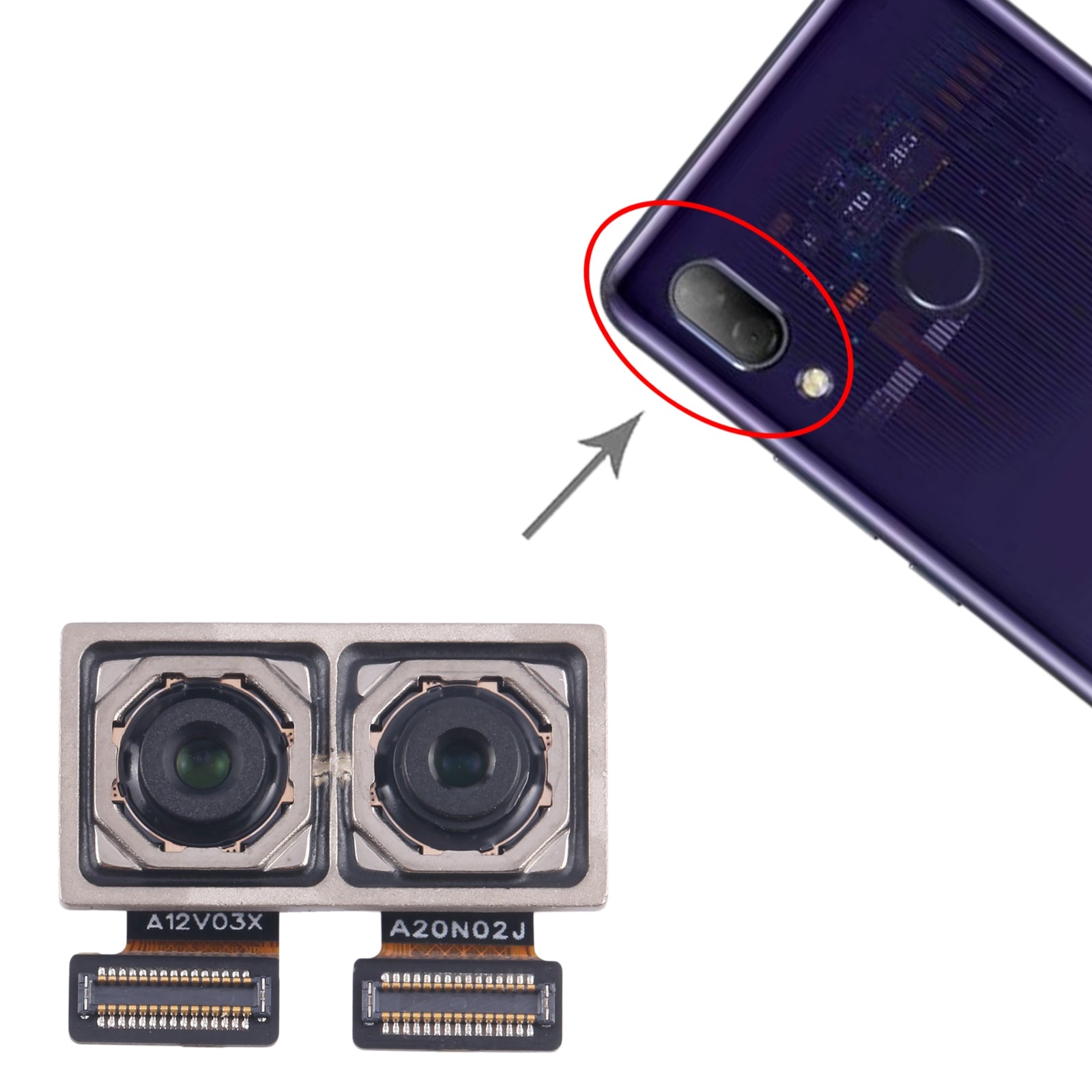 For HTC U19e Original Back Facing Camera