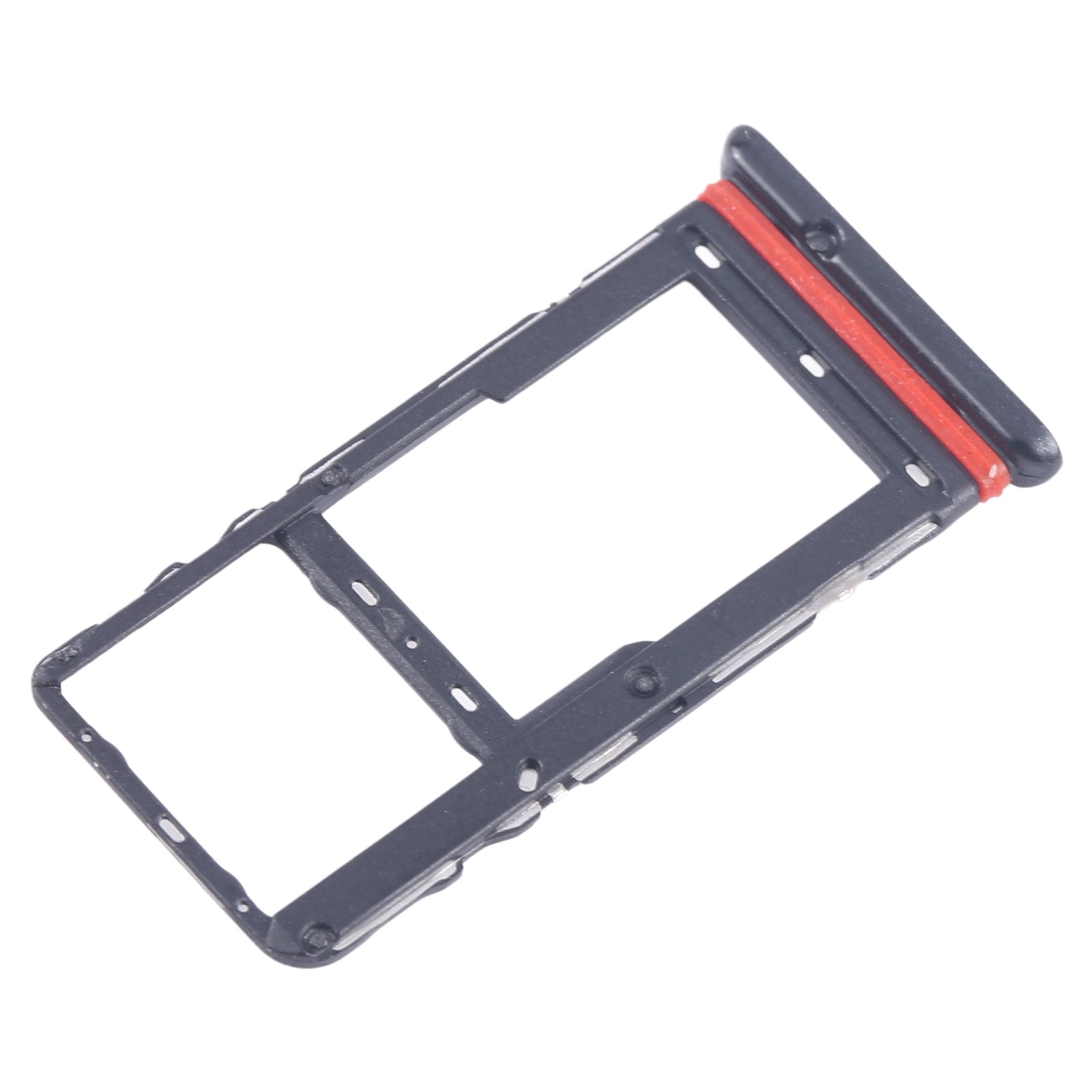 For Alcatel 1T 10 inch 2020 8091 SIM Card Tray + Micro SD Card Tray (Black)