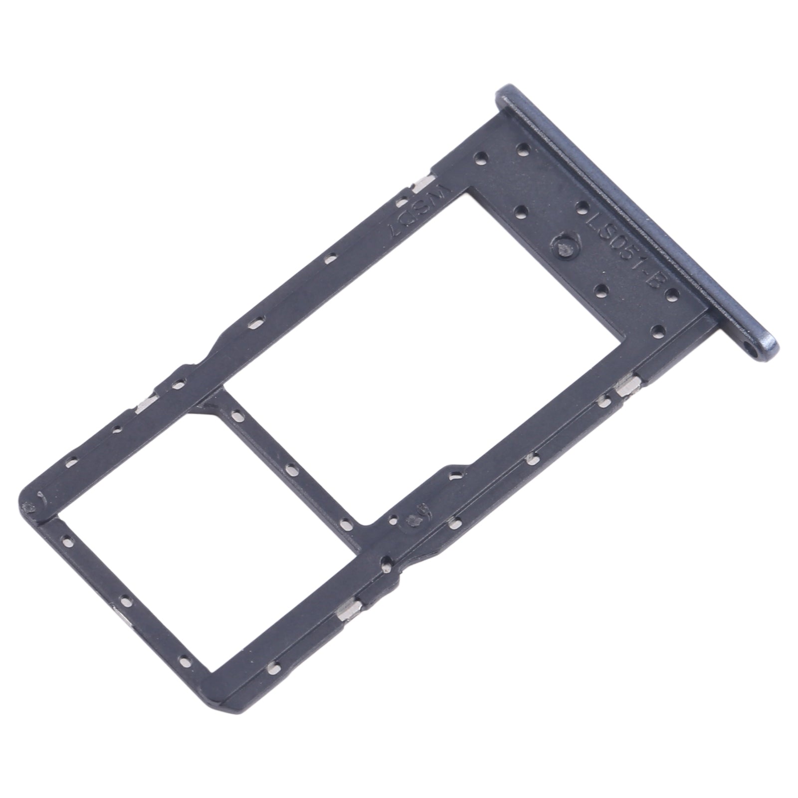 For TCL 205 Original SIM + SIM/Micro SD Card Tray (Black)