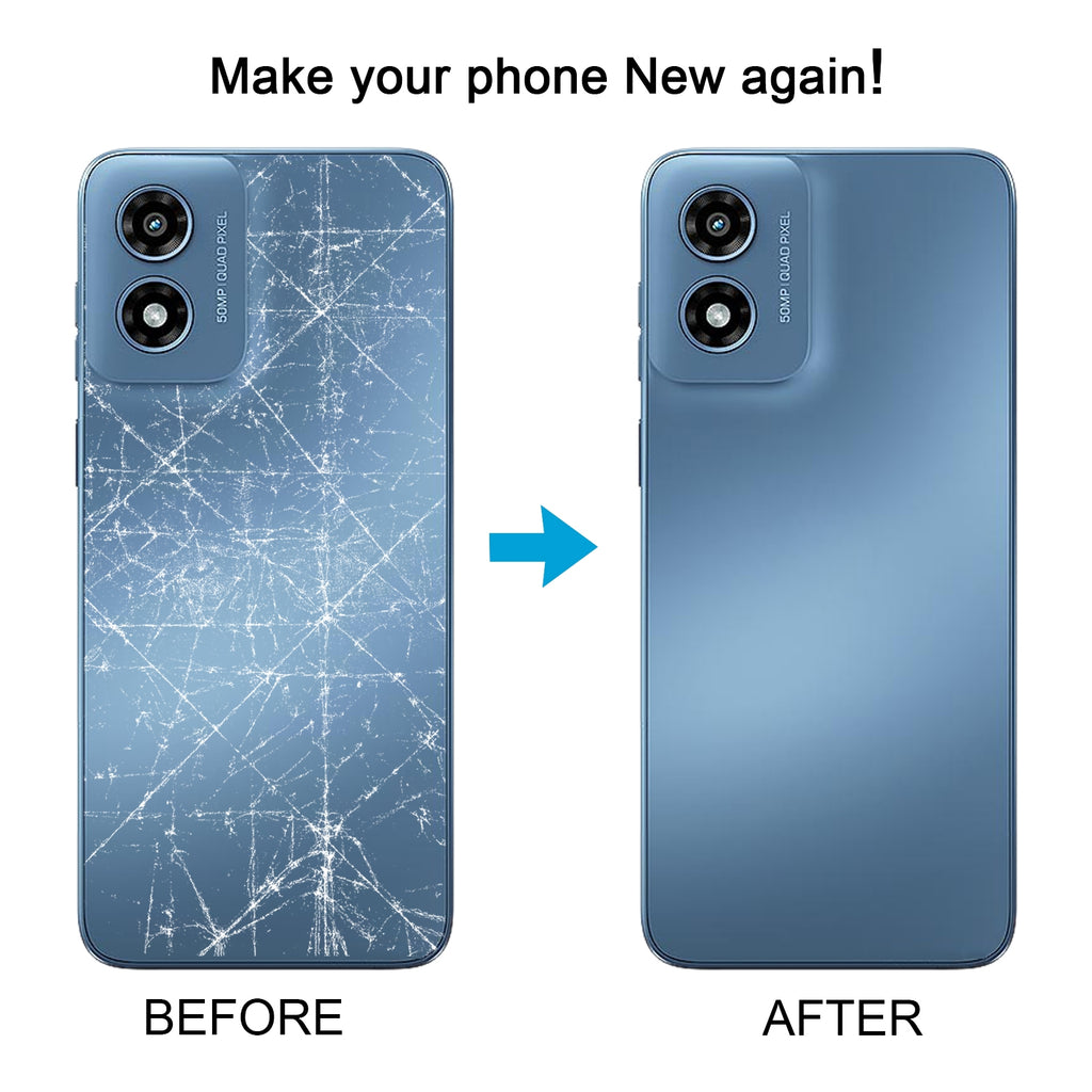 For Motorola Moto G Play 2024 Original Battery Back Cover(Blue)