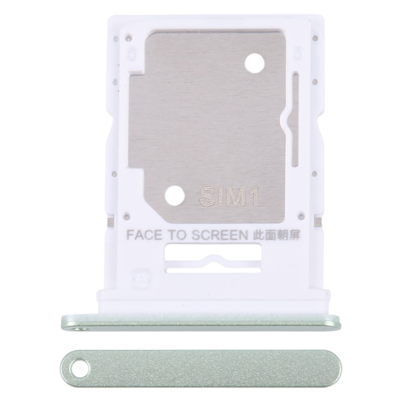 For Xiaomi Redmi Note 13 4G Original SIM Card Tray + SIM / Micro SD Card Tray (Green)