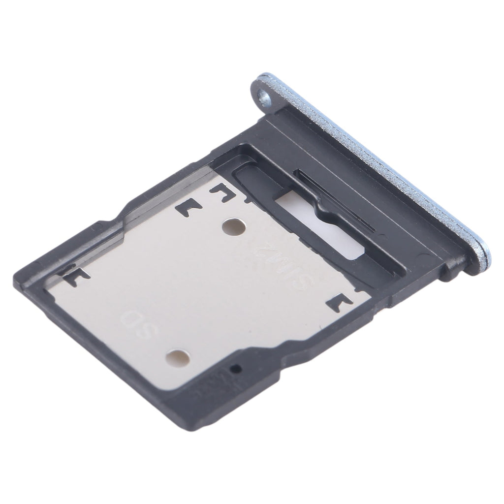 For Xiaomi Redmi Note 13 4G Original SIM Card Tray + SIM / Micro SD Card Tray (Blue)