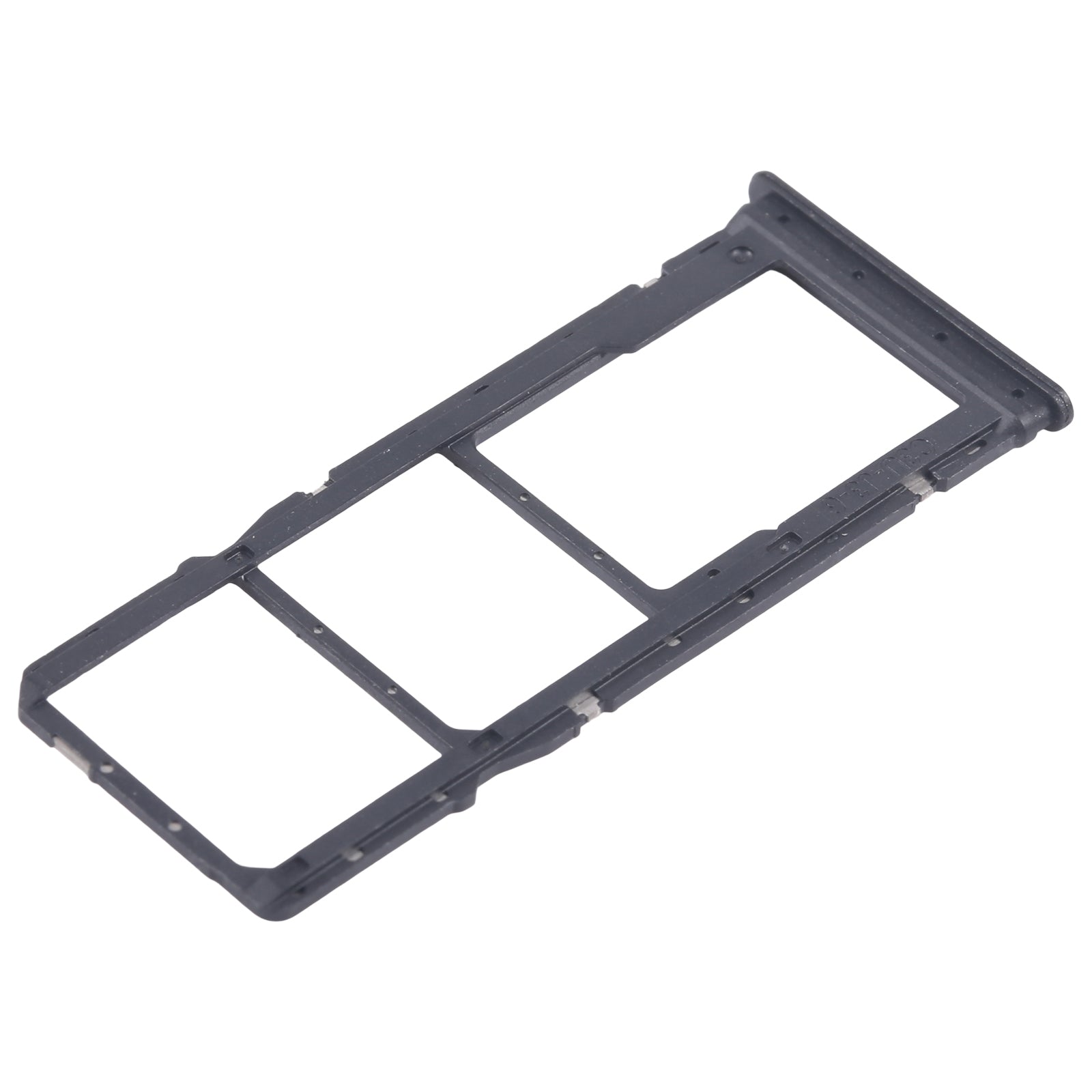 For Xiaomi Poco M6 Original SIM Card Tray + SIM Card Tray + Micro SD Card Tray (Black)
