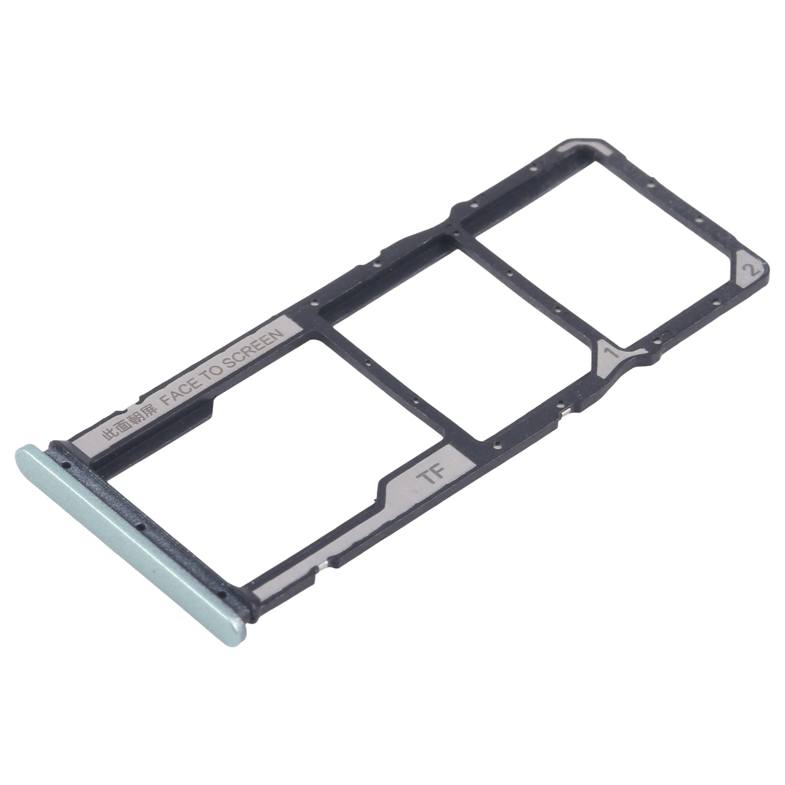 For Xiaomi Poco M6 Original SIM Card Tray + SIM Card Tray + Micro SD Card Tray (Green)