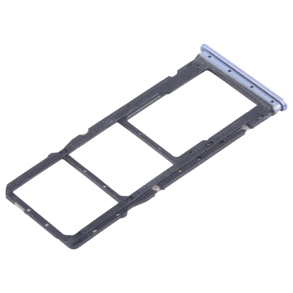For Xiaomi Redmi 13R Original SIM Card Tray + SIM Card Tray + Micro SD Card Tray (Blue)