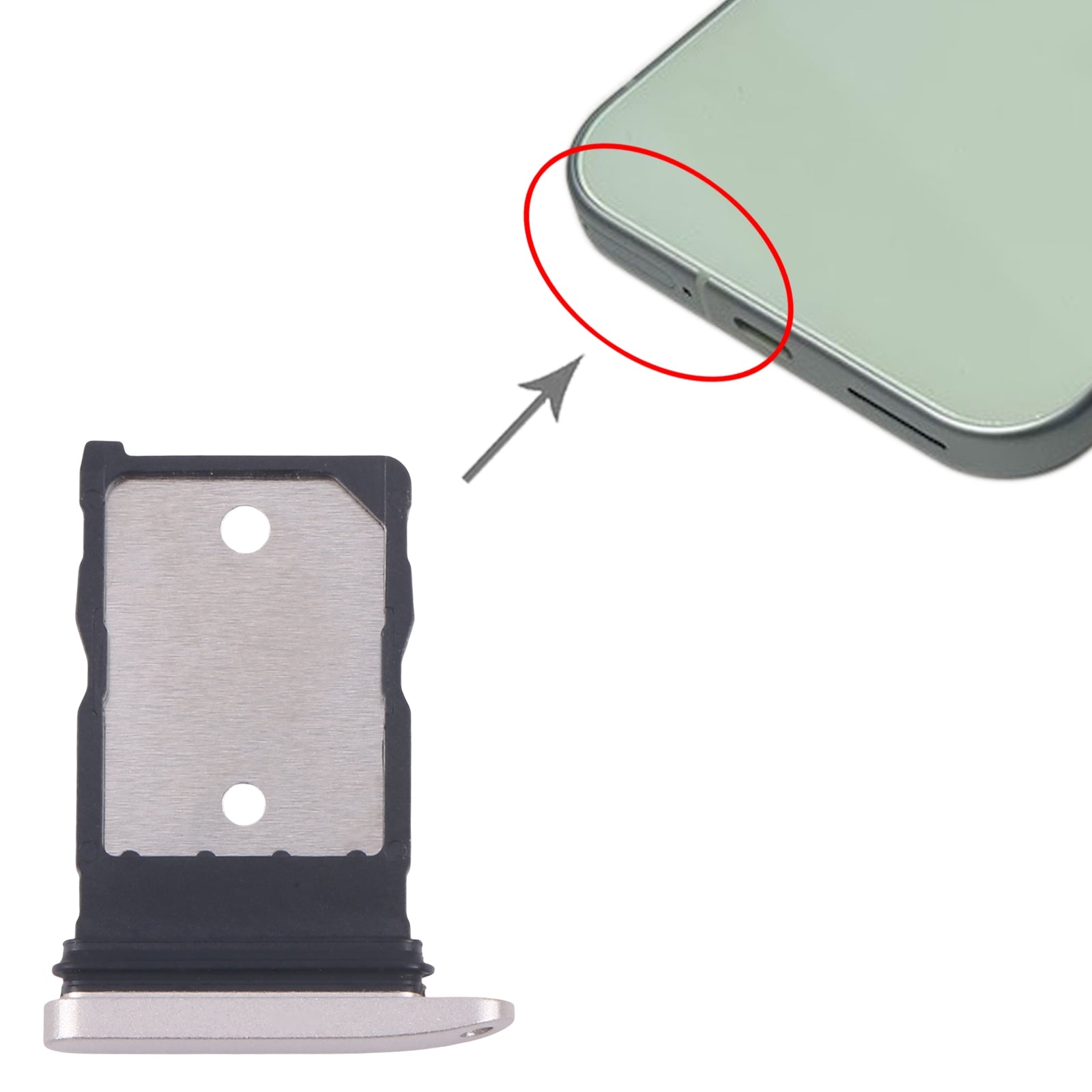 For Google Pixel 9 Pro Original SIM Card Tray (Beige)
