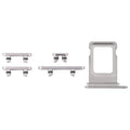 For iPhone 16 Pro Original SIM Card Tray + SIM Card Tray + Side Keys (White)
