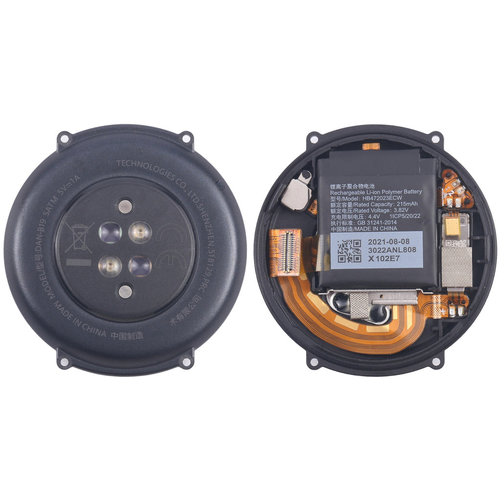 For Huawei Watch GT 2 42mm DAN-B19 Original Back Cover Full Assembly With Battery, Long FPC