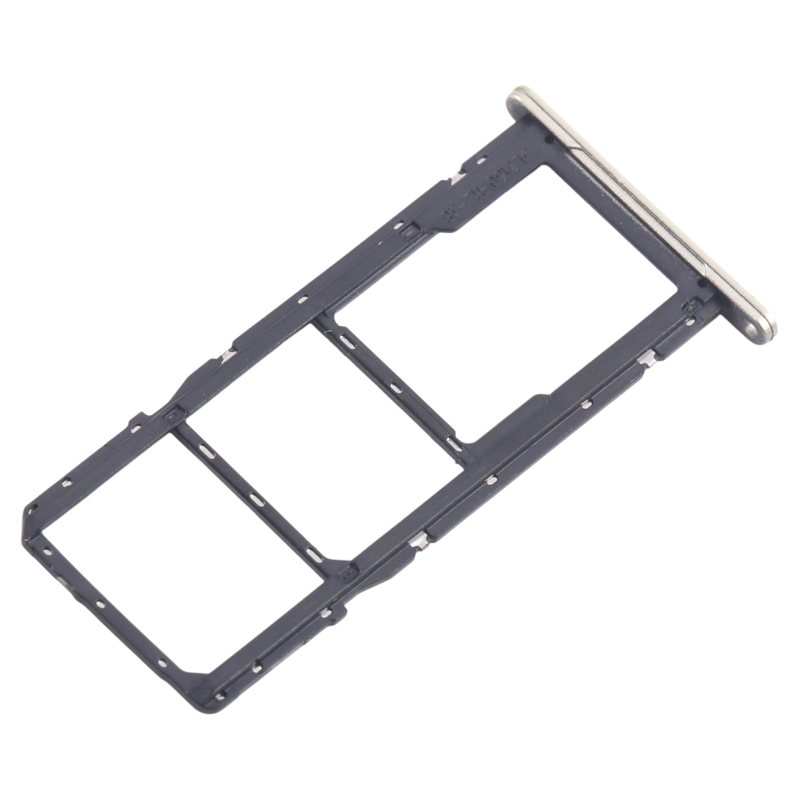 For Samsung Galaxy A06 SM-A065F Original SIM Card Tray + SIM Card Tray + Micro SD Card Tray (Gold)