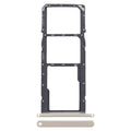 For Samsung Galaxy A06 SM-A065F Original SIM Card Tray + SIM Card Tray + Micro SD Card Tray (Gold)