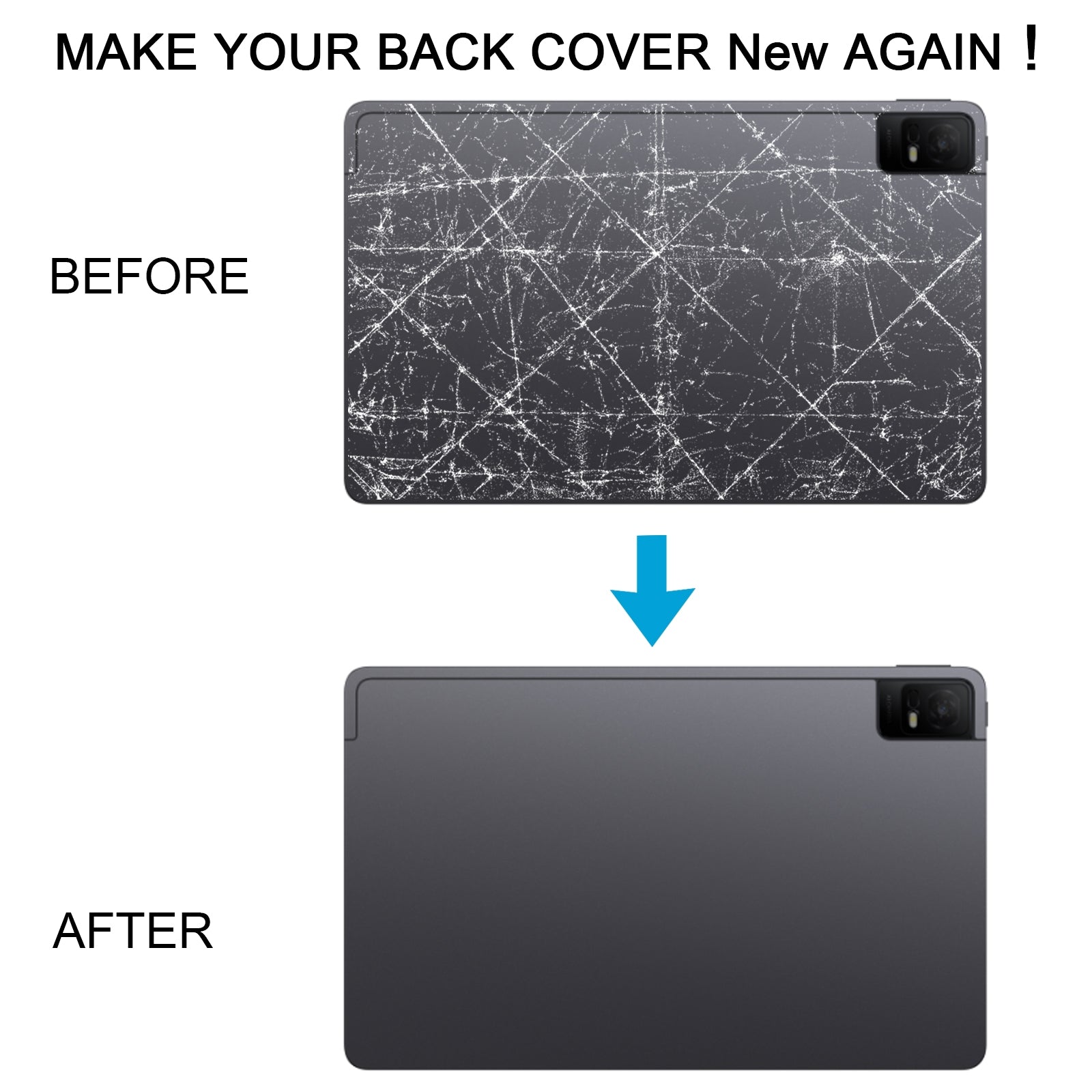 For TCL Tab 11 Original Battery Back Cover(Grey)