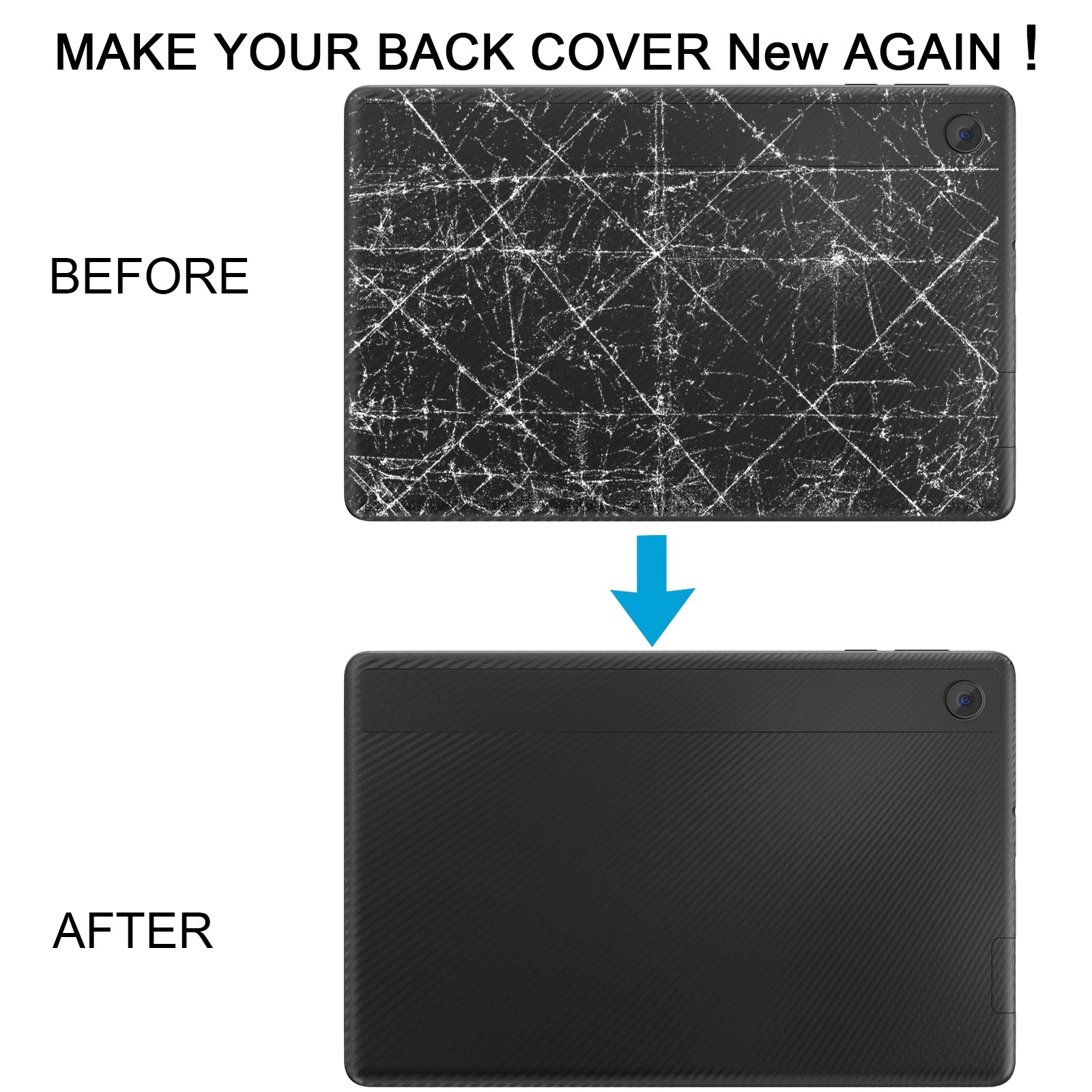 For TCL Tab 10s 5G Original Battery Back Cover(Black)