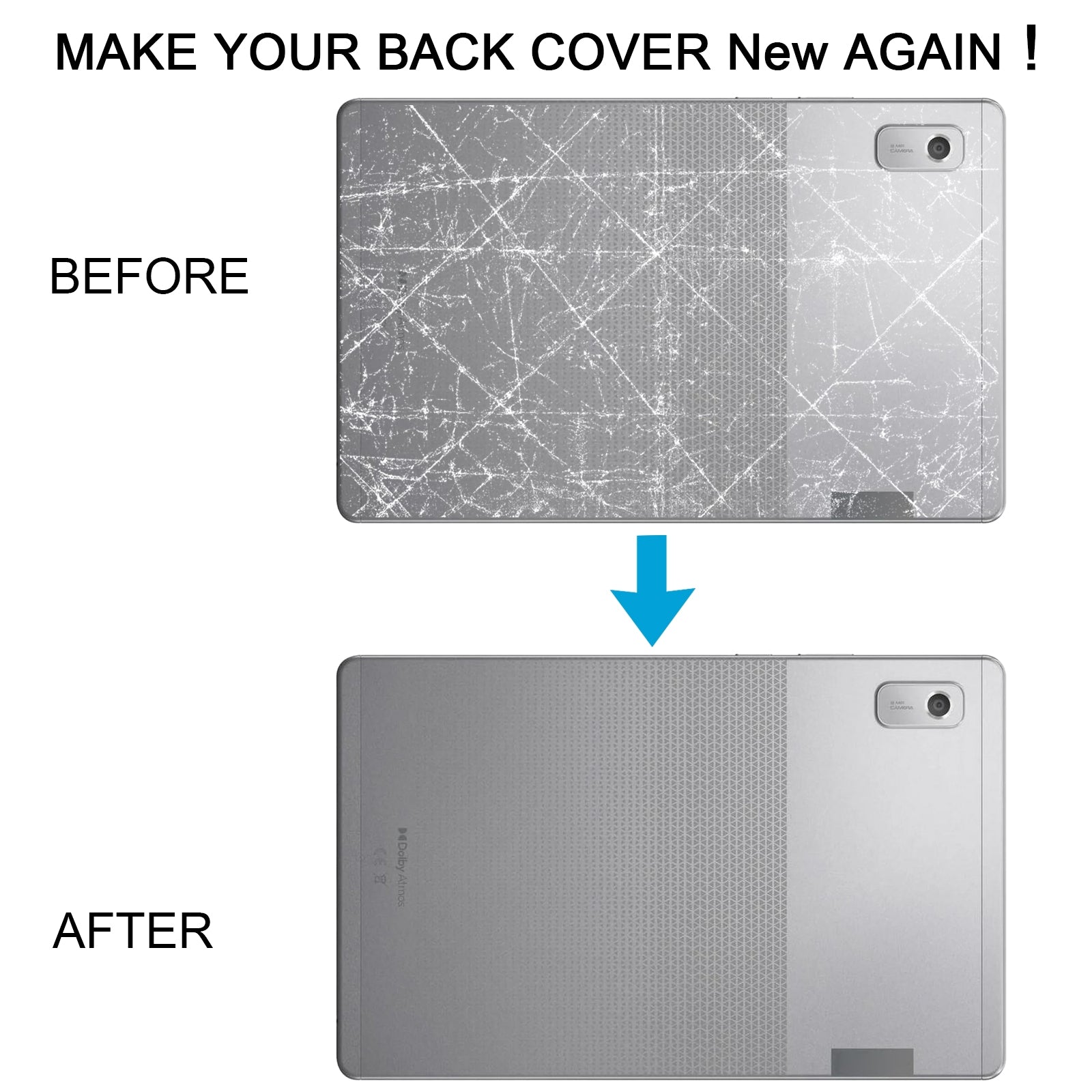 For Lenovo Tab M9 TB310FU Original Battery Back Cover(Grey)