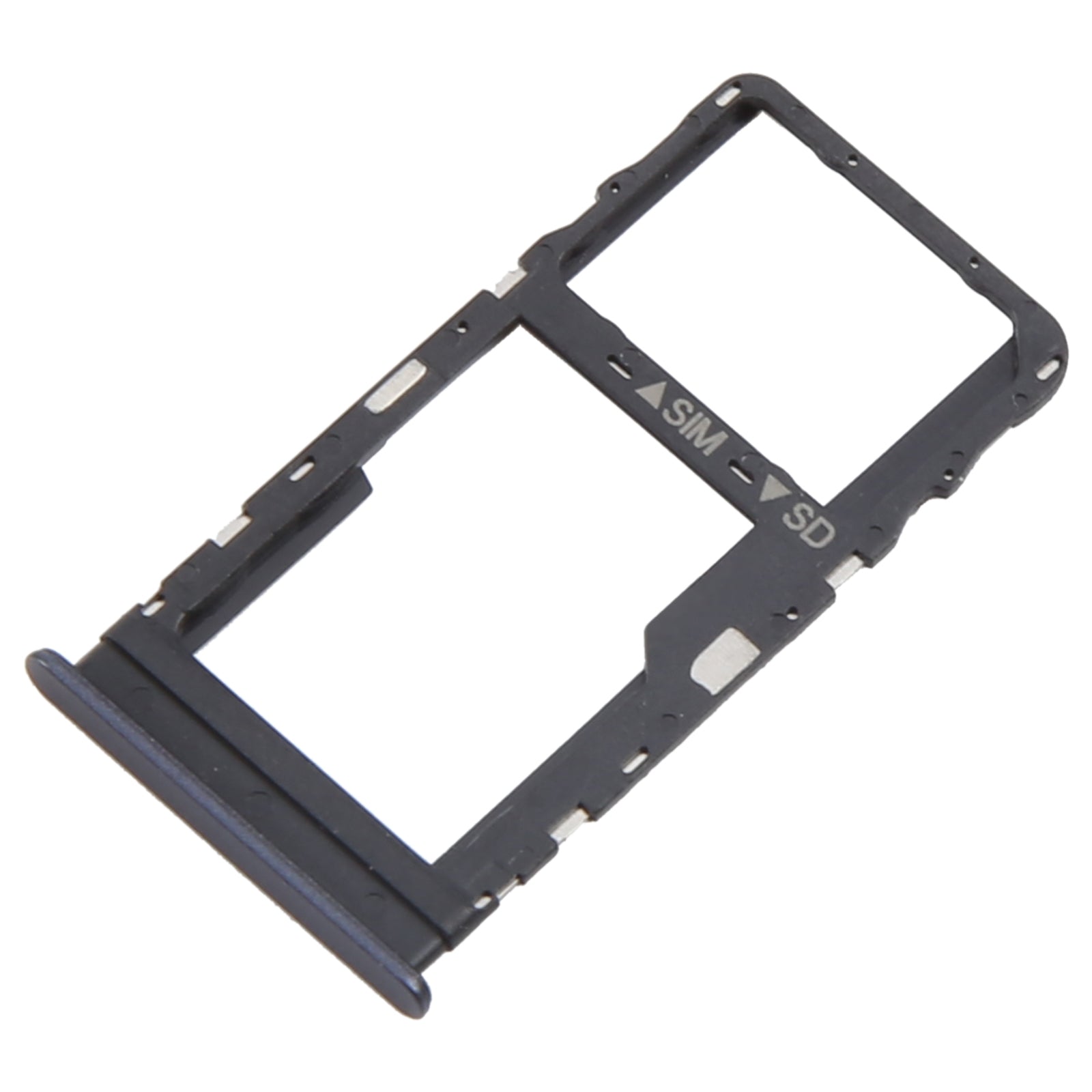 For TCL NxtPaper 11 Original SIM Card Tray + Micro SD Card Tray (Grey)