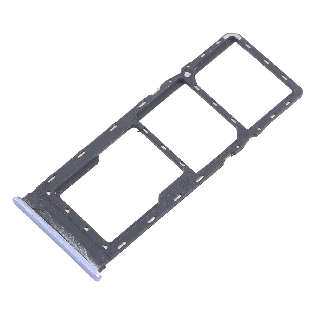 For Infinix Hot 30 Play NFC X6835 5pcs SIM Card Tray + SIM Card Tray + Micro SD Card Tray (Purple)