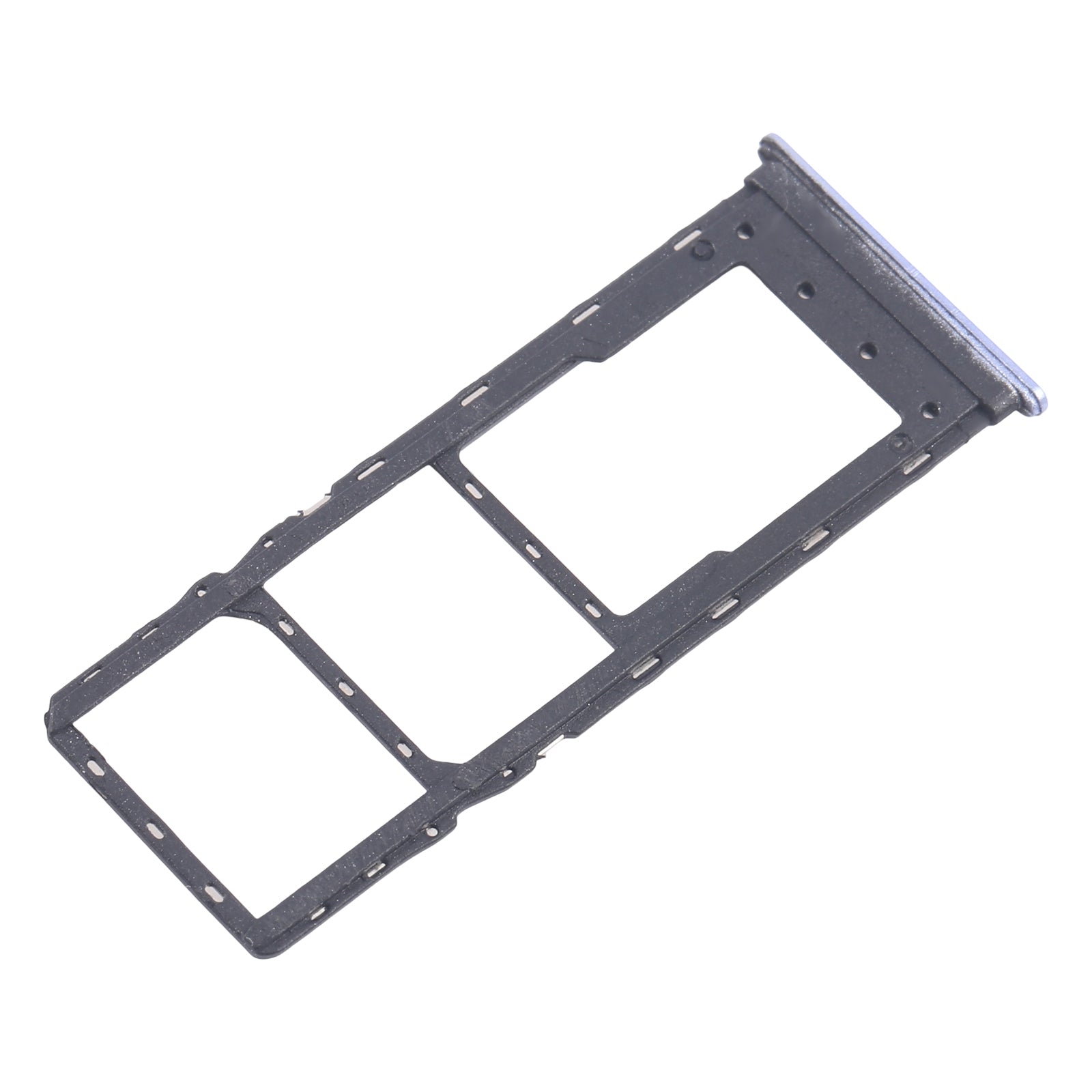 For Infinix Hot 30 Play NFC X6835 5pcs SIM Card Tray + SIM Card Tray + Micro SD Card Tray (Purple)