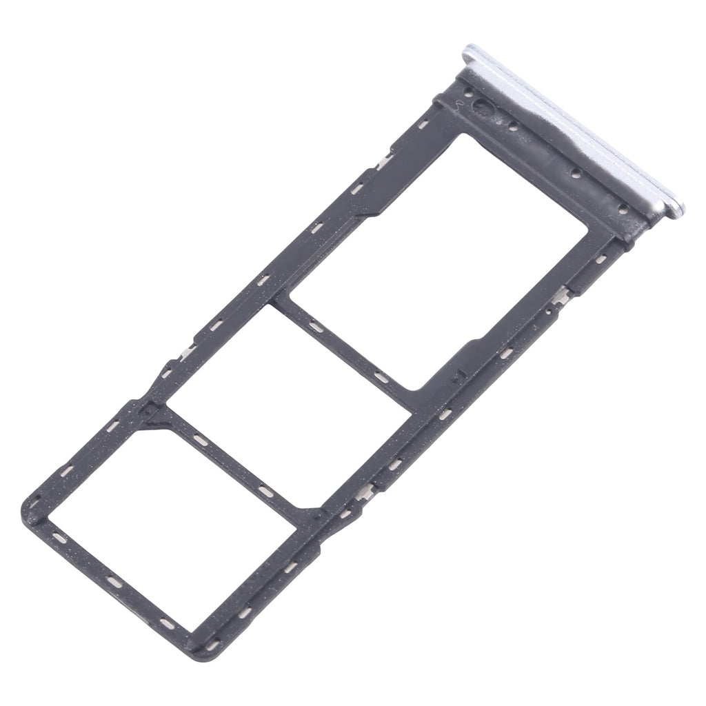 For Infinix Hot 30 Play NFC X6835 5pcs SIM Card Tray + SIM Card Tray + Micro SD Card Tray (Silver)