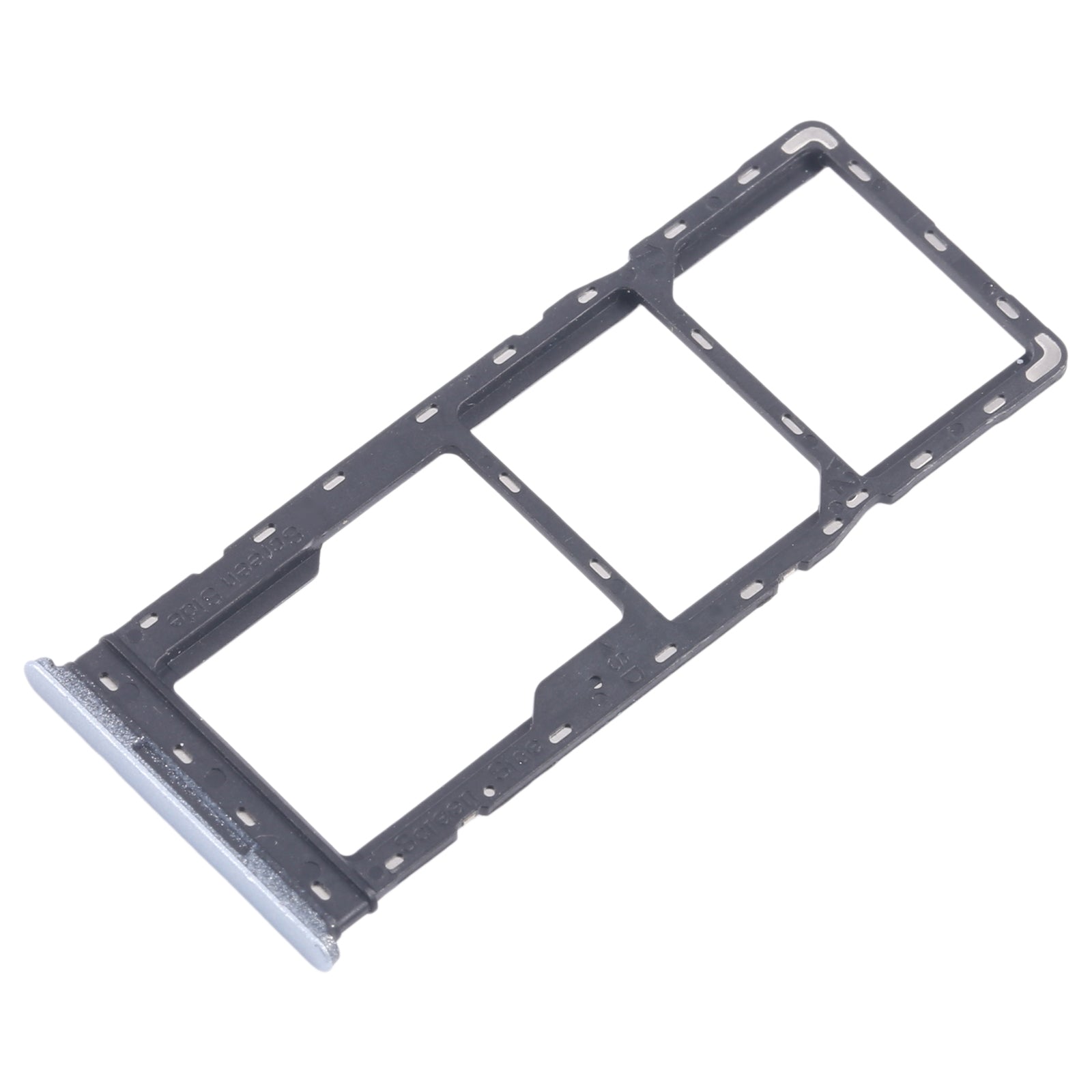 For Infinix Smart 8 X6525 5pcs SIM Card Tray + SIM Card Tray + Micro SD Card Tray (Silver)