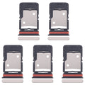 For Infinix Note 30 5G X6711 5pcs SIM Card Tray + SIM Card Tray + Micro SD Card Tray (Gold)