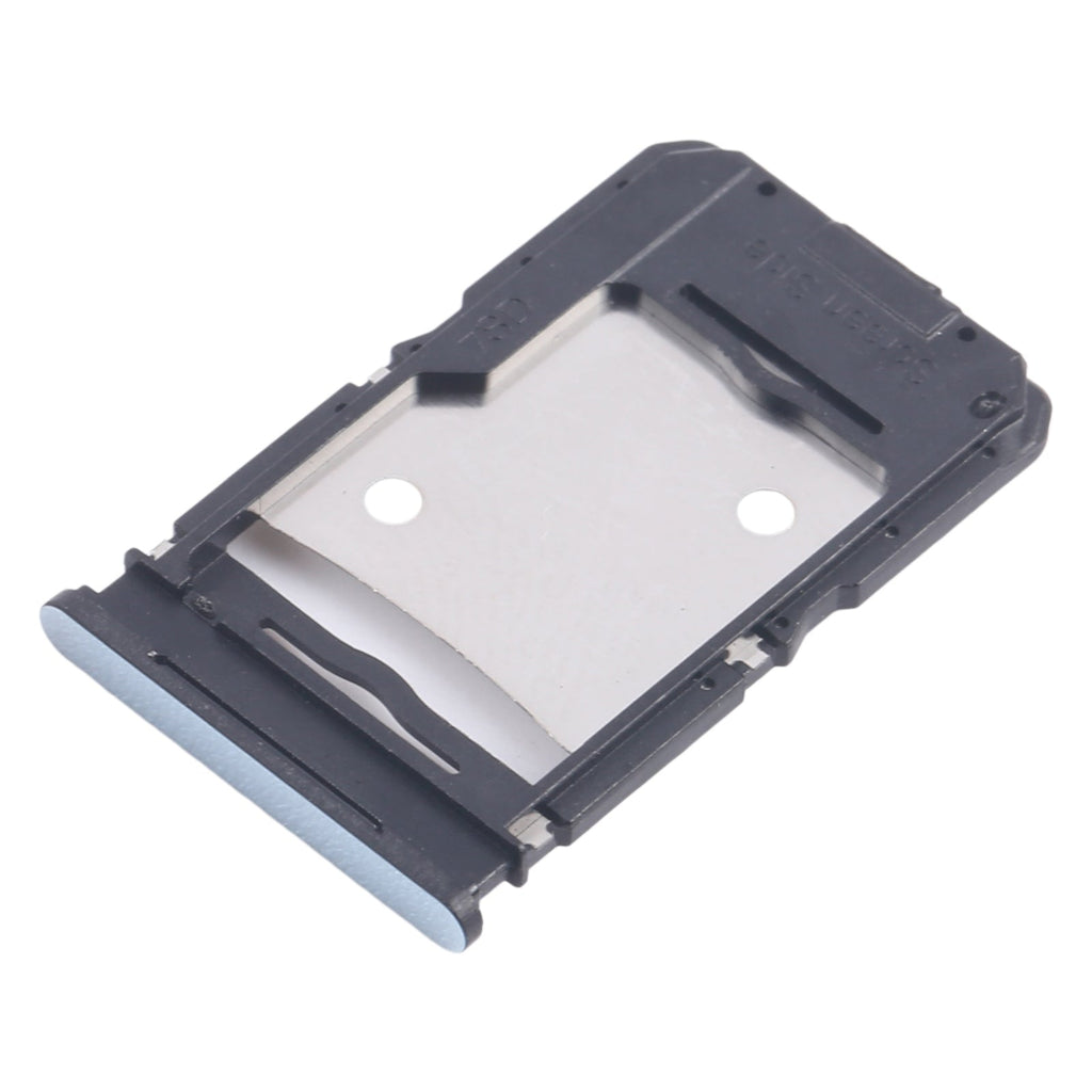 For Infinix Note 30 X6833B 5pcs SIM Card Tray + SIM Card Tray + Micro SD Card Tray (Blue)
