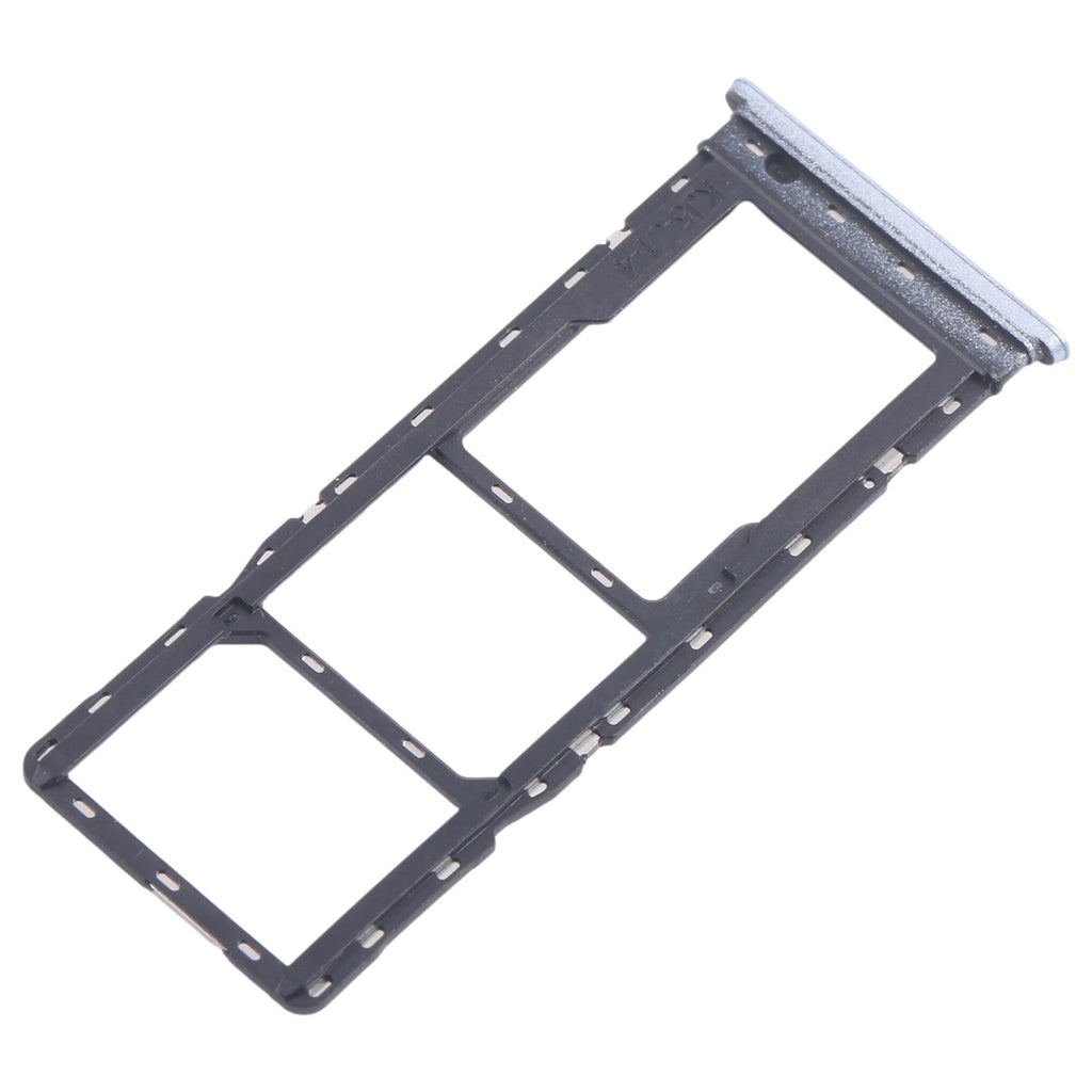 For Infinix Smart 8 India 5pcs SIM Card Tray + SIM Card Tray + Micro SD Card Tray (Silver)