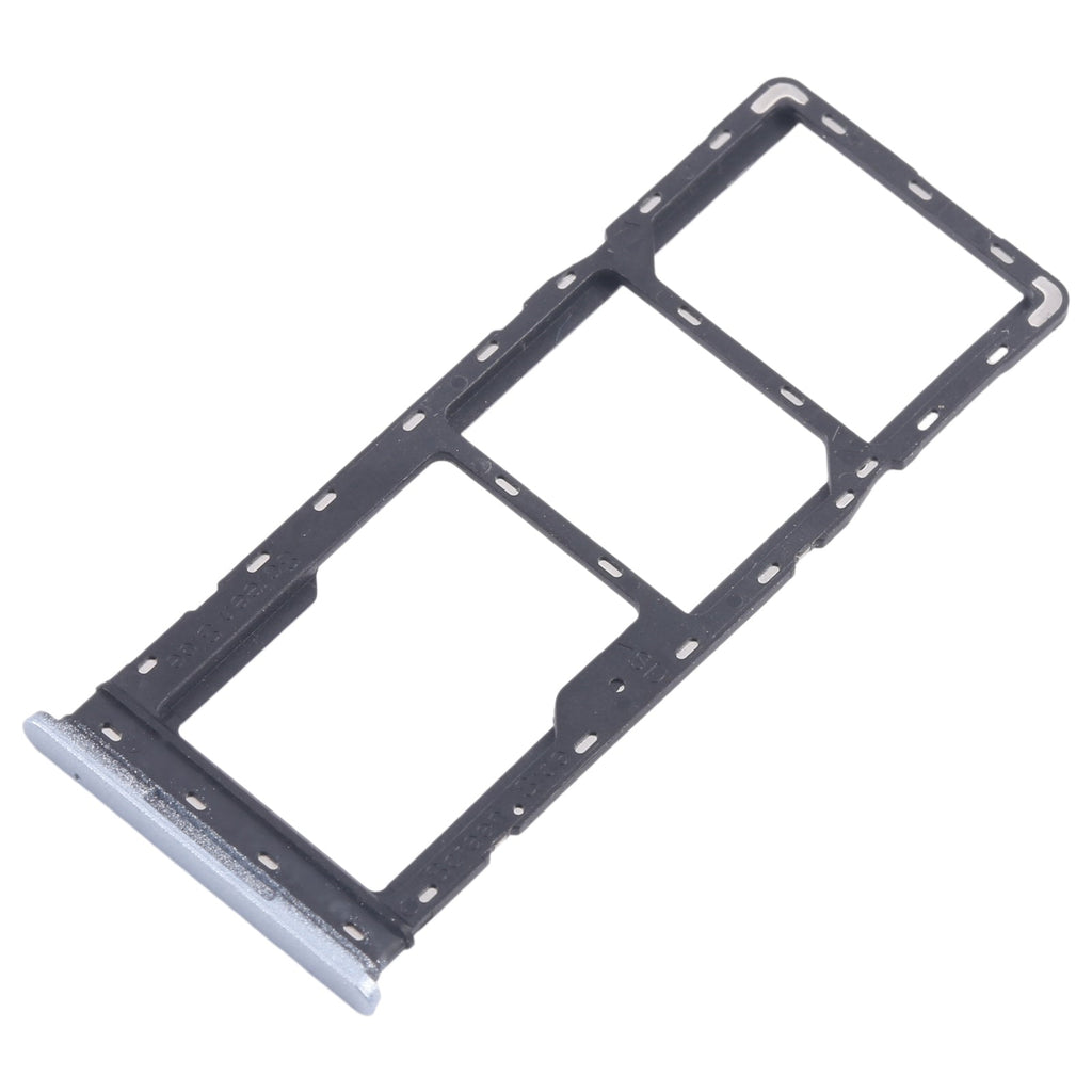 For Infinix Smart 8 Pro X6525 5pcs SIM Card Tray + SIM Card Tray + Micro SD Card Tray (Silver)