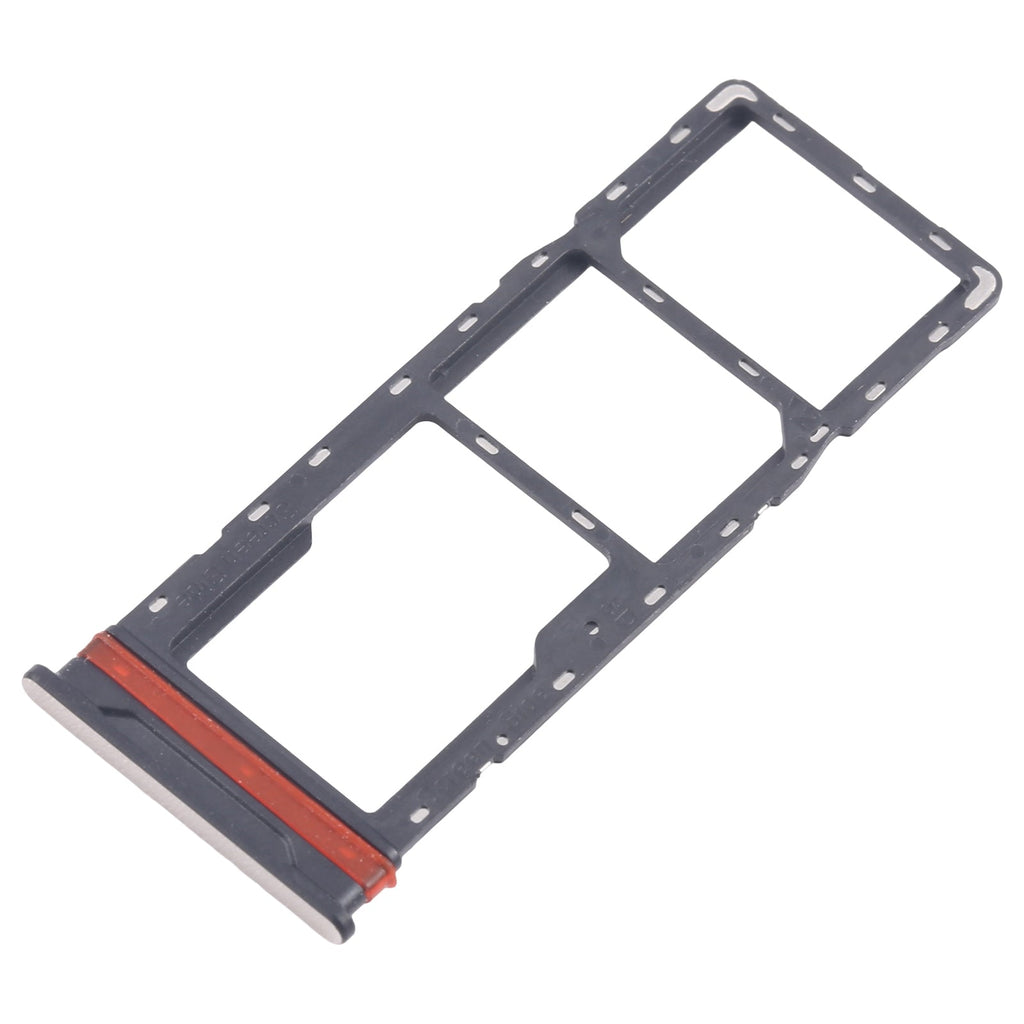 For Infinix Hot 40 X6836 5pcs SIM Card Tray + SIM Card Tray + Micro SD Card Tray (Gold)