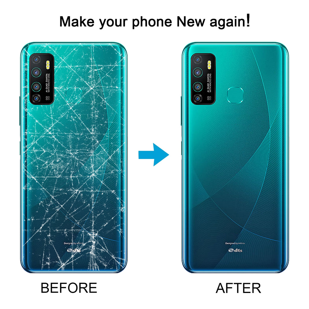 For Infinix Hot 9 X655 Original Battery Back Cover(Blue)