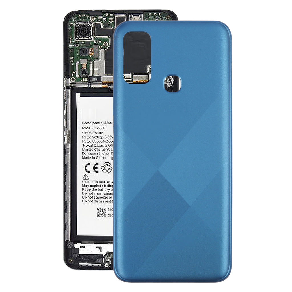 For Infinix Hot 9 Play X680 Original Battery Back Cover(Blue)