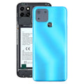 For Infinix Smart 6 X6511 Original Battery Back Cover(Blue)