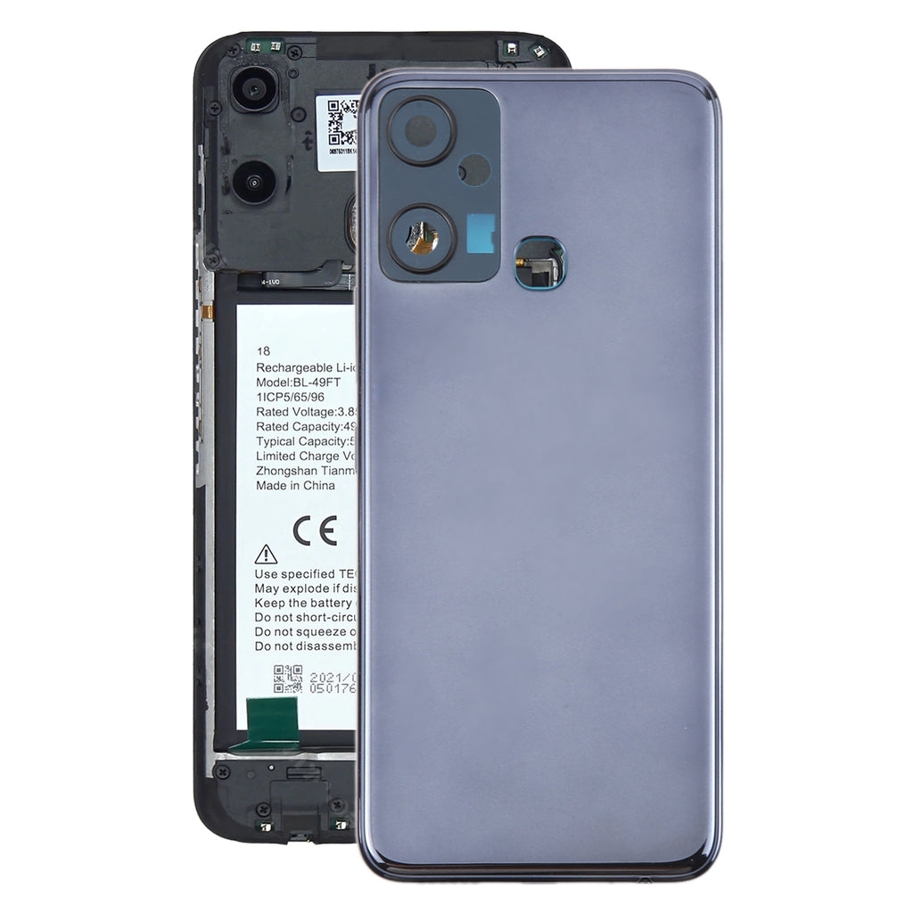 For Infinix Smart 6 Plus India X6823 Original Battery Back Cover(Black)