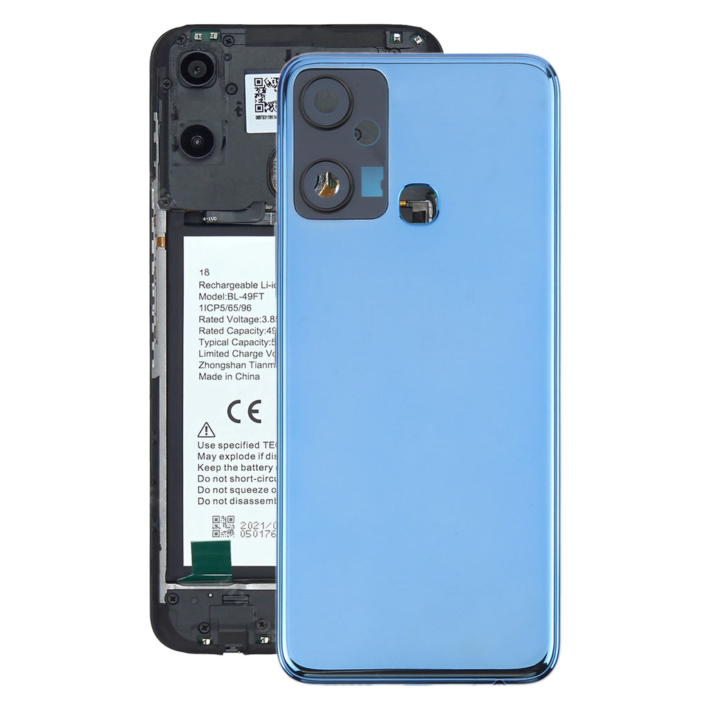 For Infinix Smart 6 Plus India X6823 Original Battery Back Cover(Blue)