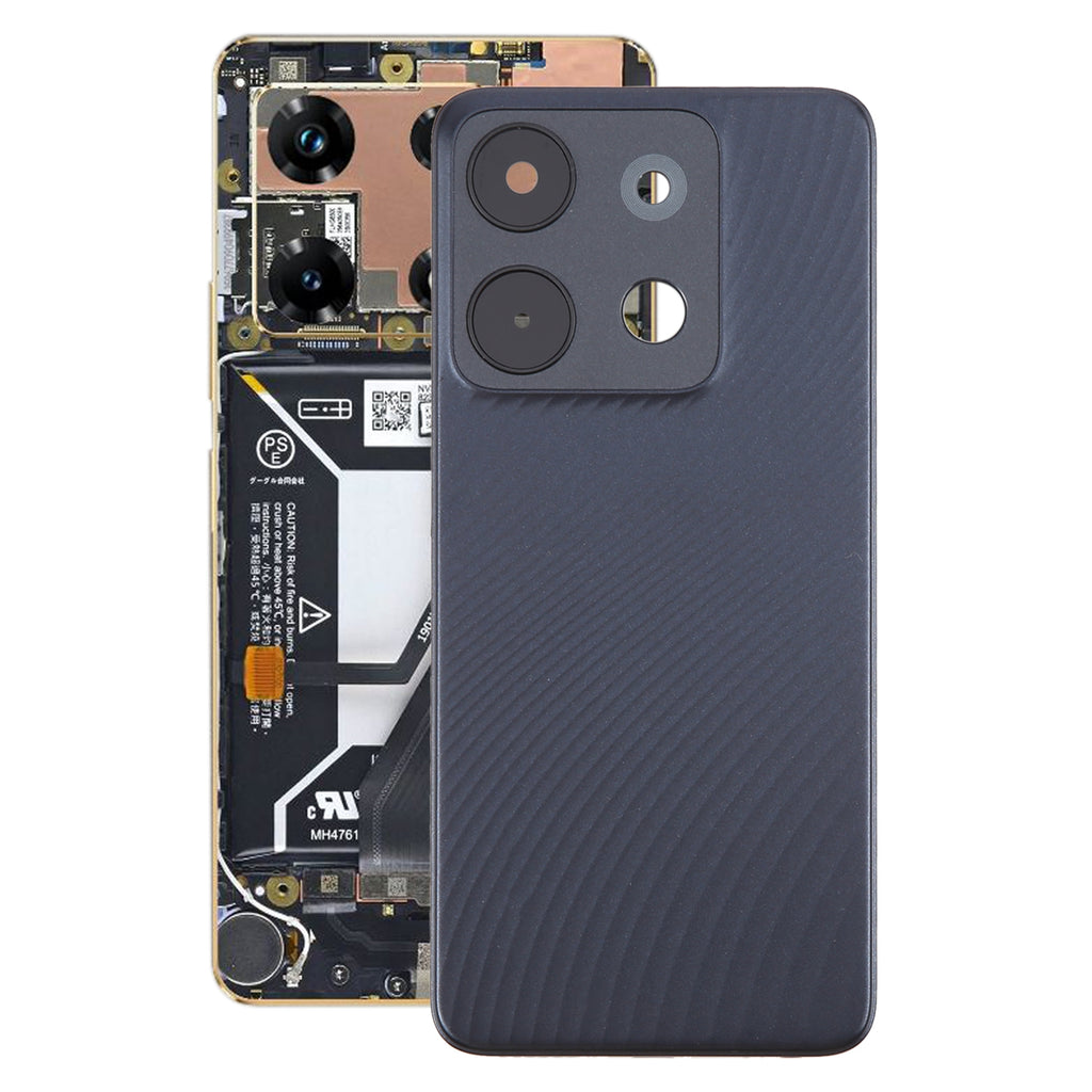 For Infinix Smart 7 X6515 Original Battery Back Cover(Black)