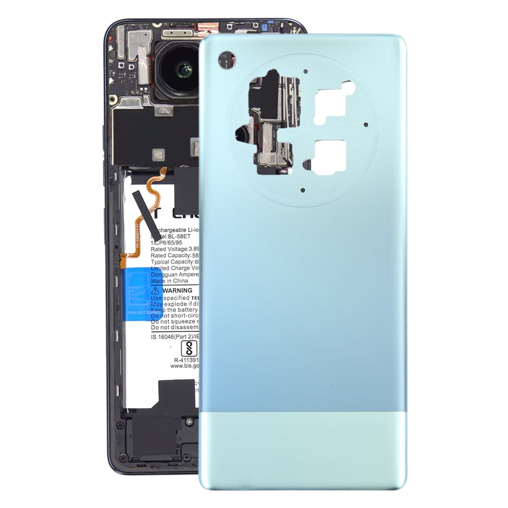 For Infinix Zero 40 5G Original Battery Back Cover(Frosted Green)