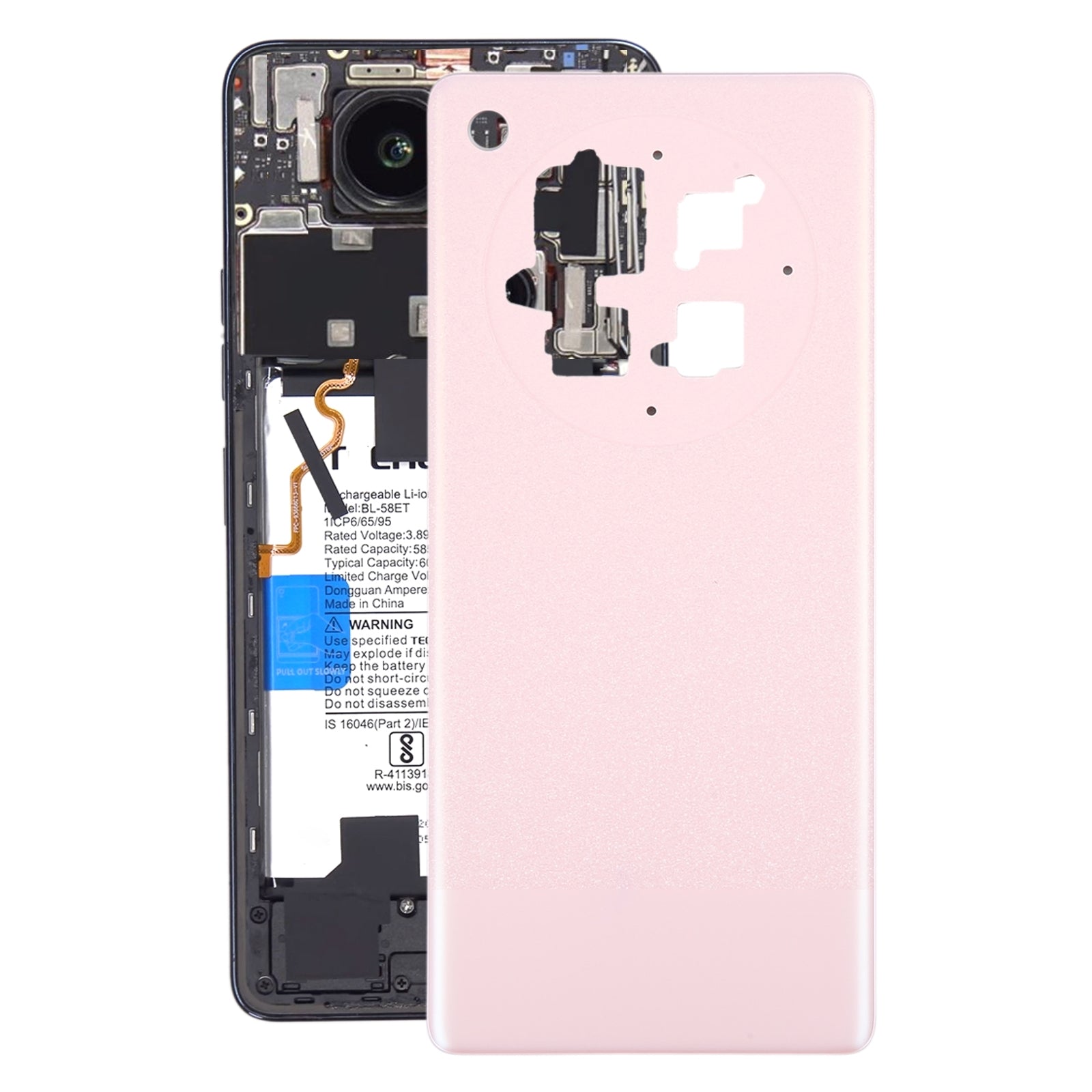 For Infinix Zero 40 5G Original Battery Back Cover(Pink)