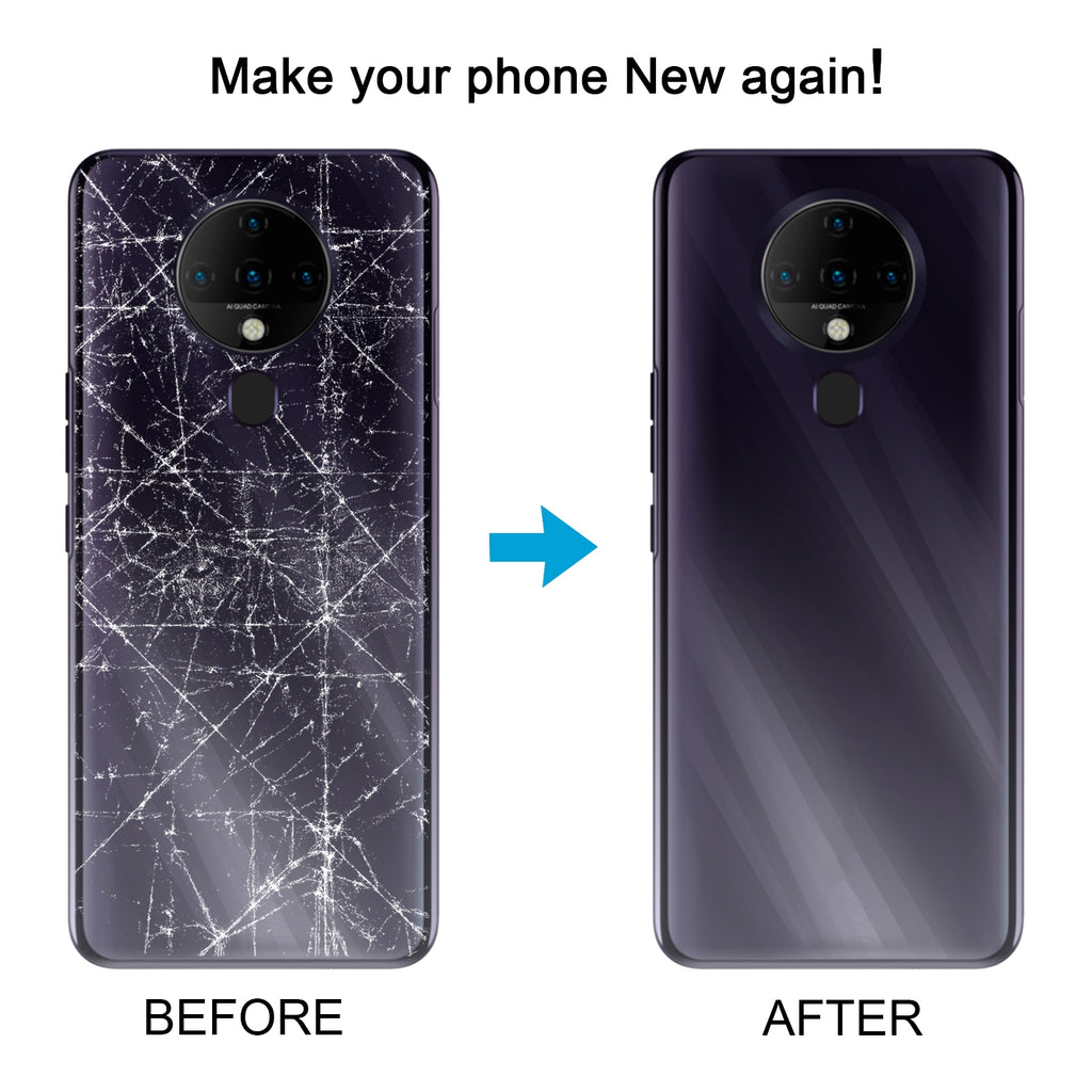 For Tecno Spark 6 Original Battery Back Cover(Blue)